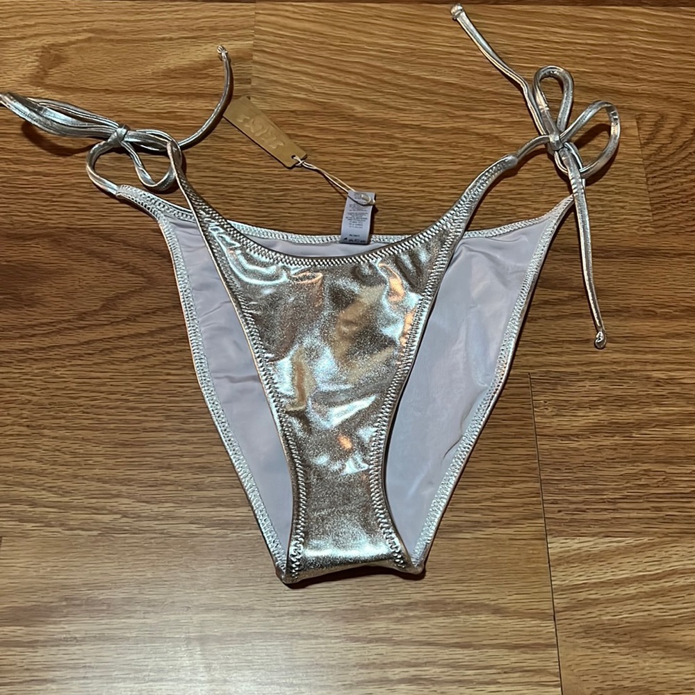 Skims Metallic Swim Bottom